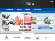Tablet Screenshot of famco.ca